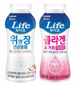 일동후디스, 프리미엄 기능성 드링크 발효유 ‘라이프 위앤장’·’라이프 콜라겐 요거트’ 2종 출시