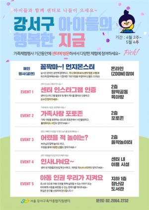 서울 강서구육아종합지원센터, ‘꼼짝마~ 먼지몬스터’ 온라인 공연