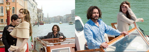 베네치아의 풍경을 아름답게 담아냈다는 평이 이어졌던 영화 '투어리스트'의 장면. ⓒ소니픽쳐스