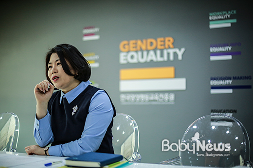 이현혜 한국양성평등교육진흥원 교수. 이기태 기자 ⓒ베이비뉴스