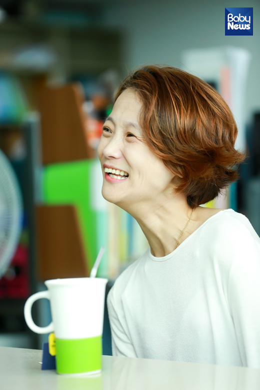 김민정 씨 부부를 지난 9월 15일 새벽지기장애인자립생활센터서 만났다. 최대성 기자 ⓒ베이비뉴스