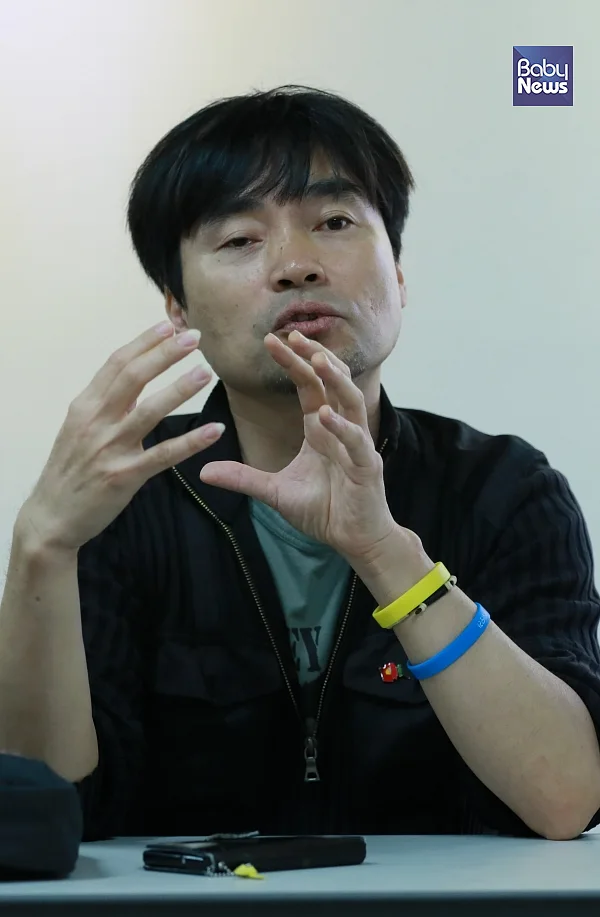 현재 초등학교 1학년 된 아이가 어린이집에 다닐 때 운영위원으로, 또 운영위원장으로 활동했던 아빠, 연영석 씨는 어린이집 운영위원회 경험담을 공유했다. 최대성 기자 ⓒ베이비뉴스