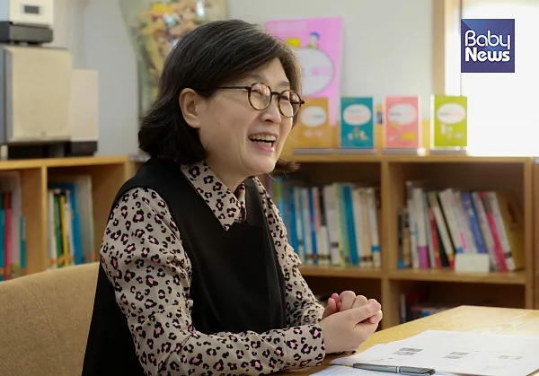 지난 1일 서울 한강로 사교육걱정없는세상 사무실에서 윤지희 사교육걱정없는세상 공동대표를 만났다. 최대성 기자 ?베이비뉴스