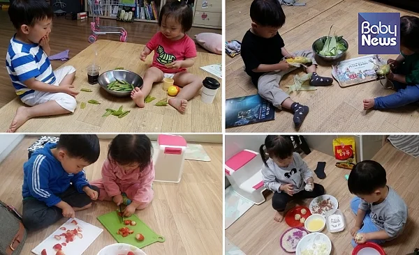 거의 매일 나와 함께 식사를 준비하는 아이들. ⓒ이연주