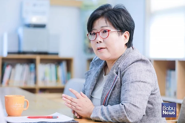 임미령 수도권생태유아공동체생활협동조합 이사장. ⓒ베이비뉴스?