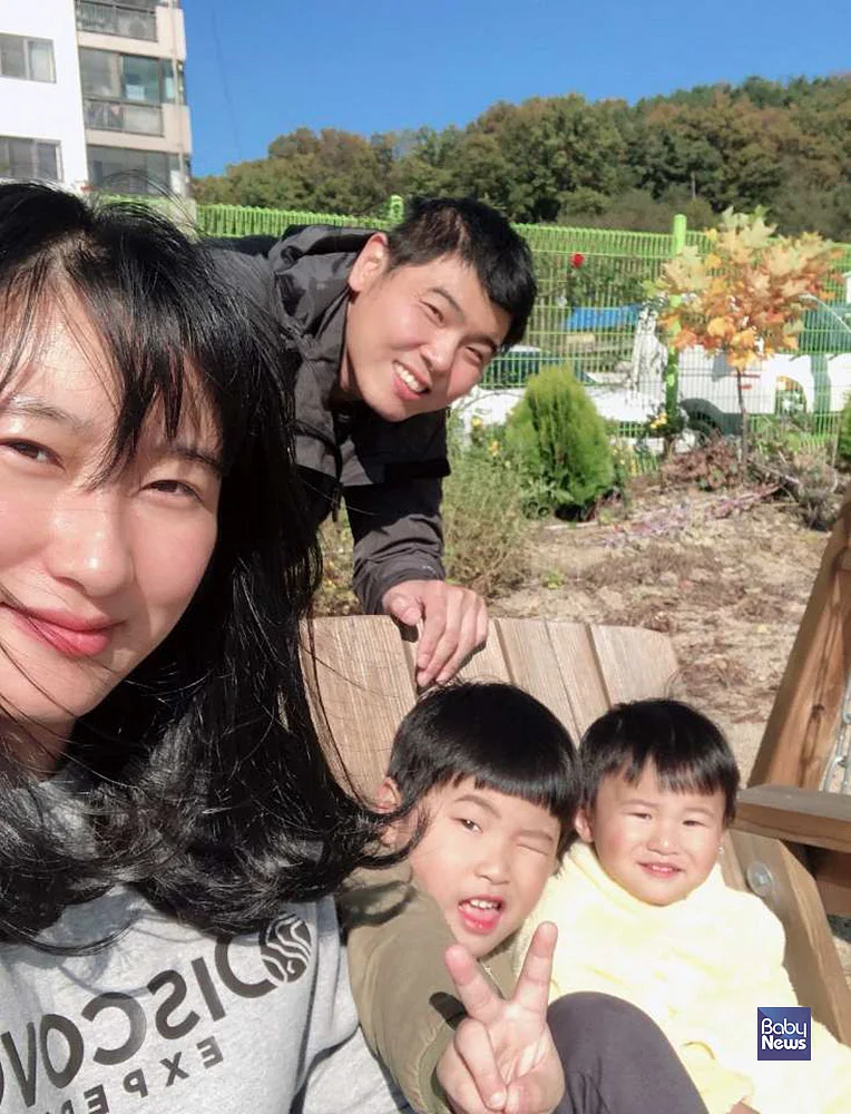 연극배우 11년 차 권일훈 씨 가족. 최대성 기자 ⓒ베이비뉴스