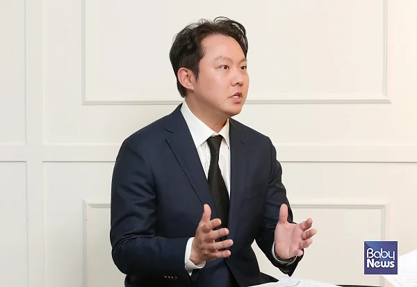 2022년 8월 돌레란코리아를 설립하고, 2023년 2월 국내 첫 돌레란 플래그쉽 스토어를 오픈한 후 매출 100억원 달성을 앞두고 있는 조원석 돌레란코리아 지사장. 이효상 기자 ⓒ베이비뉴스