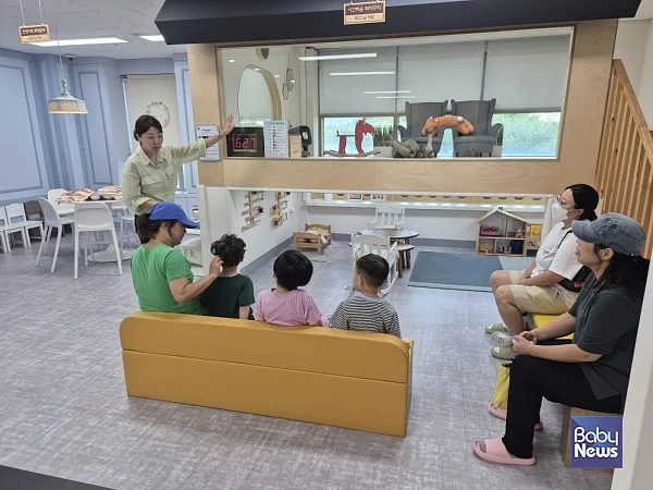 경기도늘품숲 층간소음 체험. ⓒ