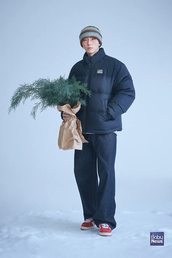 CGP(코드그라피), 몬스타엑스 기현과 함께한 25 겨울 화보 공개. ⓒ코드그라피