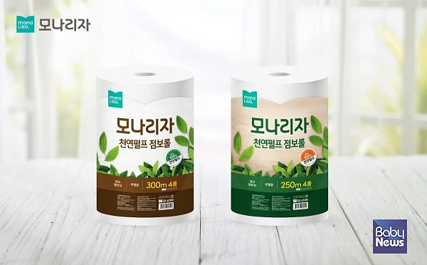 ㈜모나리자, ‘천연펄프 점보롤’ 화장지.?ⓒ㈜모나리자
