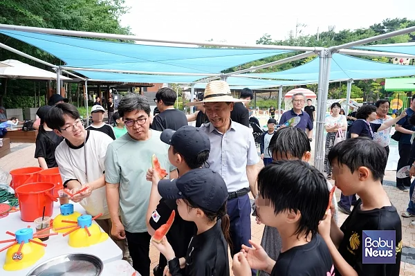 월곡동 오동근린공원물놀이장.?ⓒ성북구
