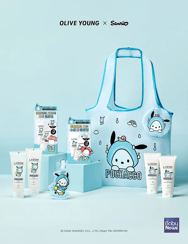 라곰, 올리브영X산리오 IP 캠페인으로 포차코 기획세트 출시.?ⓒ라곰