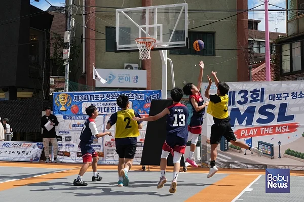 3on3 농구 챔피언십 경기.