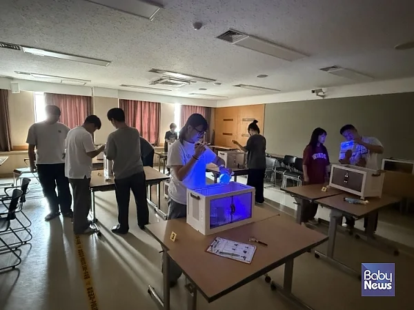 국립중앙청소년수련원 청소년지도자들이 신규 개발 프로그램의 학교단체 적용을 앞두고 시범운영에 참여하고 있다. (사진=국립중앙청소년수련원 제공)
