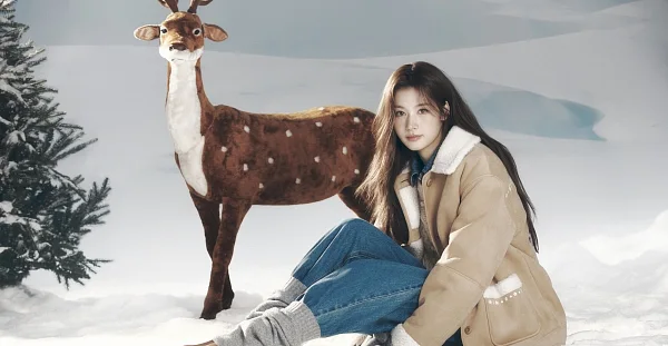 커버낫이 트와이스 사나와 함께한 2026 겨울 캠페인 화보를 공개했다.?ⓒ커버낫