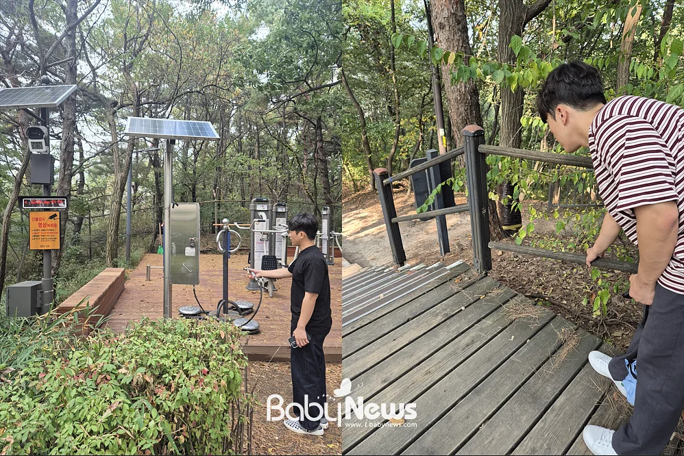 “가을 산책. 발끝까지 안심”… 성북구. 산책길 안전 살폈다. ⓒ성북구