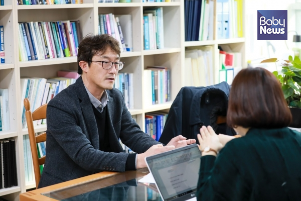 최 교수는 '아동수당이 기본소득의 단초가 될 수 있다고 보고 있다'며 보편주의 제도의 중요성을 강조했다. 최대성 기자 ⓒ베이비뉴스