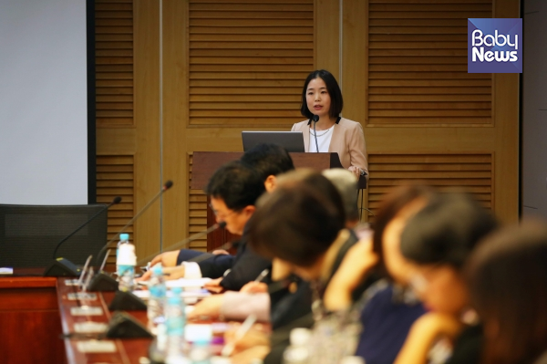 엄 변호사는 장애유아 의무교육 문제 상황과 개선방안의 시작점을 모두 특수교육법에서 찾을 수 있다고 주장했다. 김재호 기자 ⓒ베이비뉴스