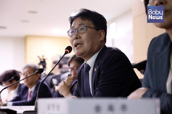 송경섭 인구보건복지협회 출산건강실장은 3가지의 선천성대사이상검사사업의 성과가 있었다고 말했다. 김근현 기자 ⓒ베이비뉴스
