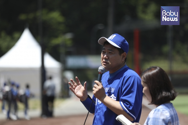 양준혁 전 야구선수는 야구를 잘한 비결로 '열정'을 꼽았다. 김근현 기자ⓒ베이비뉴스
