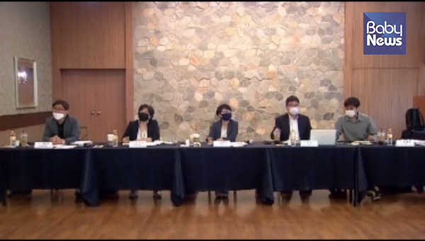 가습기살균제 특별법 시행령 개정안에 대해 설명 중인 환경부 관계자들. ⓒ온라인설명회캡처