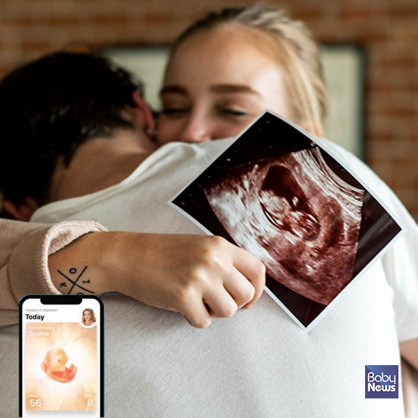 필립스 아벤트 임신 출산 앱 '임신+'. ⓒ필립스