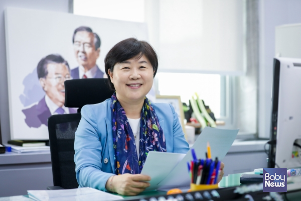 서영교 위원장은 "양육비 미지급자에 대한 근본적인 해결책으로 '양육비 구상권법' 통과"를 촉구했다. 김재호 기자 ⓒ베이비뉴스