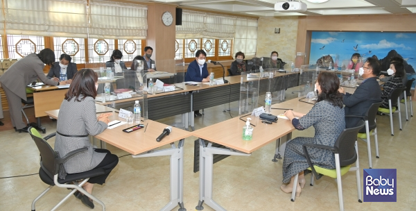 대구시-대구시 어린이집연합회 간담회 모습. ⓒ대구시