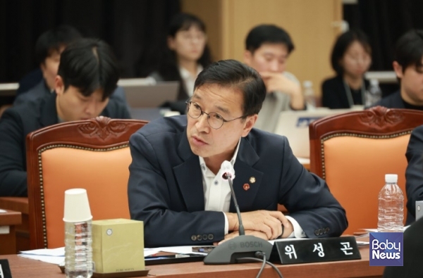 국회 행정안전위원회 소속 위성곤 더불어민주당(제주 서귀포시) 국회의원. ⓒ위성곤 의원실