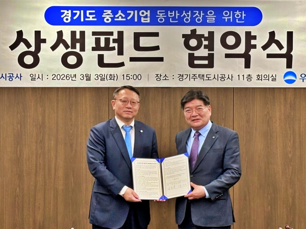 우리銀, 경기주택도시공사 협력기업에 300억 저금리 대출 지원