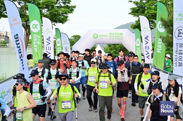 제주삼다수 생수 후원… ‘2026 옥스팜 트레일워커' 현장 이미지. ⓒ제주삼다수
