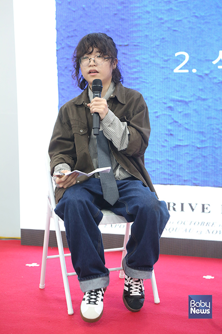 "우리는 살아가면서 무엇이 옳은지 끊임없이 갈등합니다. 하지만 그 과정 자체가 인간을 성장시키는 힘이라고 생각합니다." 소장섭 기자 ⓒ베이비뉴스