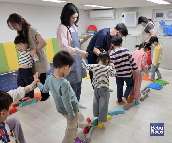 ‘찾아가는 특수체육 프로그램’. ⓒ관악구육아종합지원센터