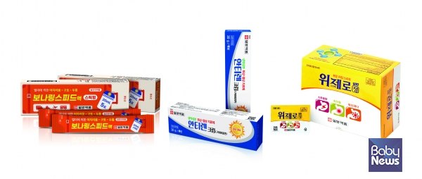 휴가철 상비약 3종. ⓒ일양약품