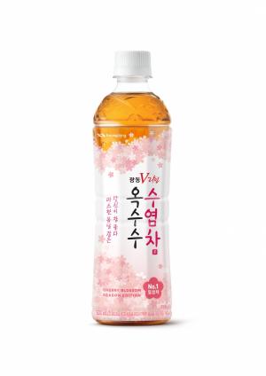 광동제약, '봄 내음 물씬' 광동 옥수수수염차 벚꽃 에디션 출시